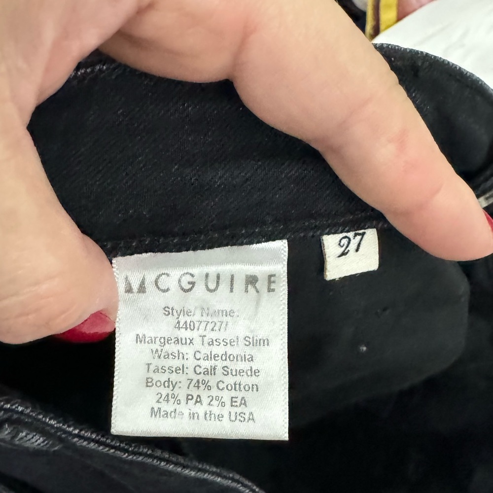 McGuire Margaux Mid Rise Tassel Jeans - Picture 6 of 6